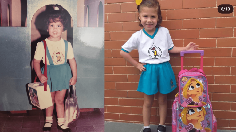 mãe e filha - alunas pingo de gente